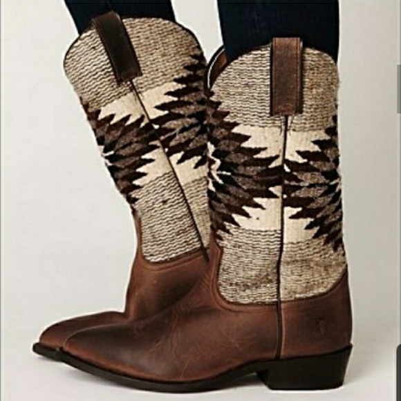 Frye Shoes - Frye Aztec Boots - 6.5